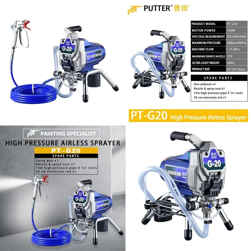 Small electric airless sprayers are the first choice for DIY home projects