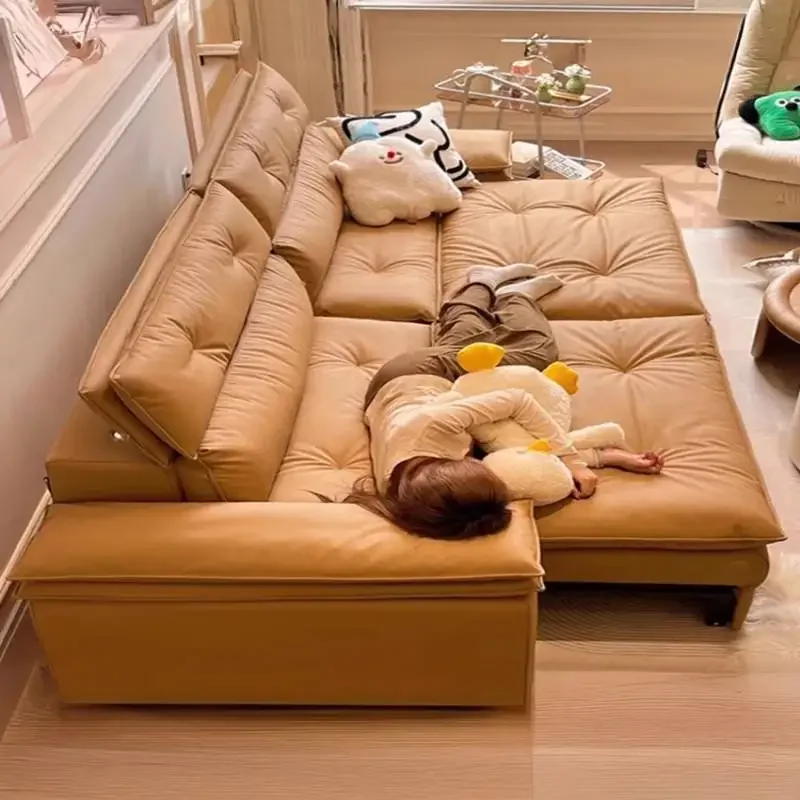 Orange China Electric Recliner Sofas Cheap Modern European Nordic Living Room Sofas Luxury Italian Banken Woonkamer Furniture