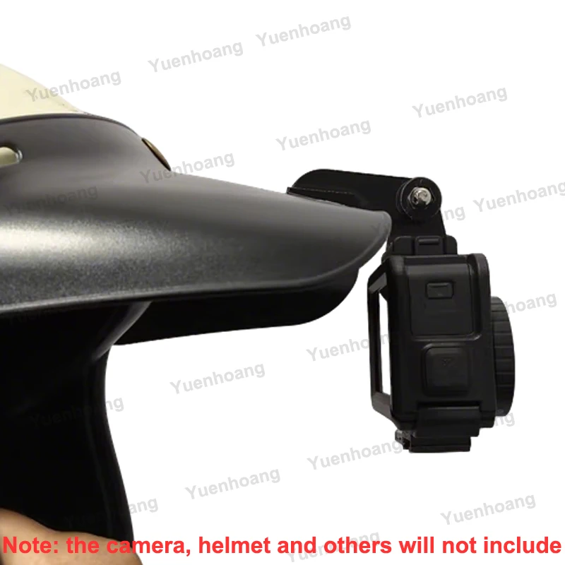 고프로/DJI 액션 카메라용 헬멧 바이저 마운트 어댑터 1세트 3D 프린팅 PETG 고정 베이스 오프로드/다운힐 헬멧 호환