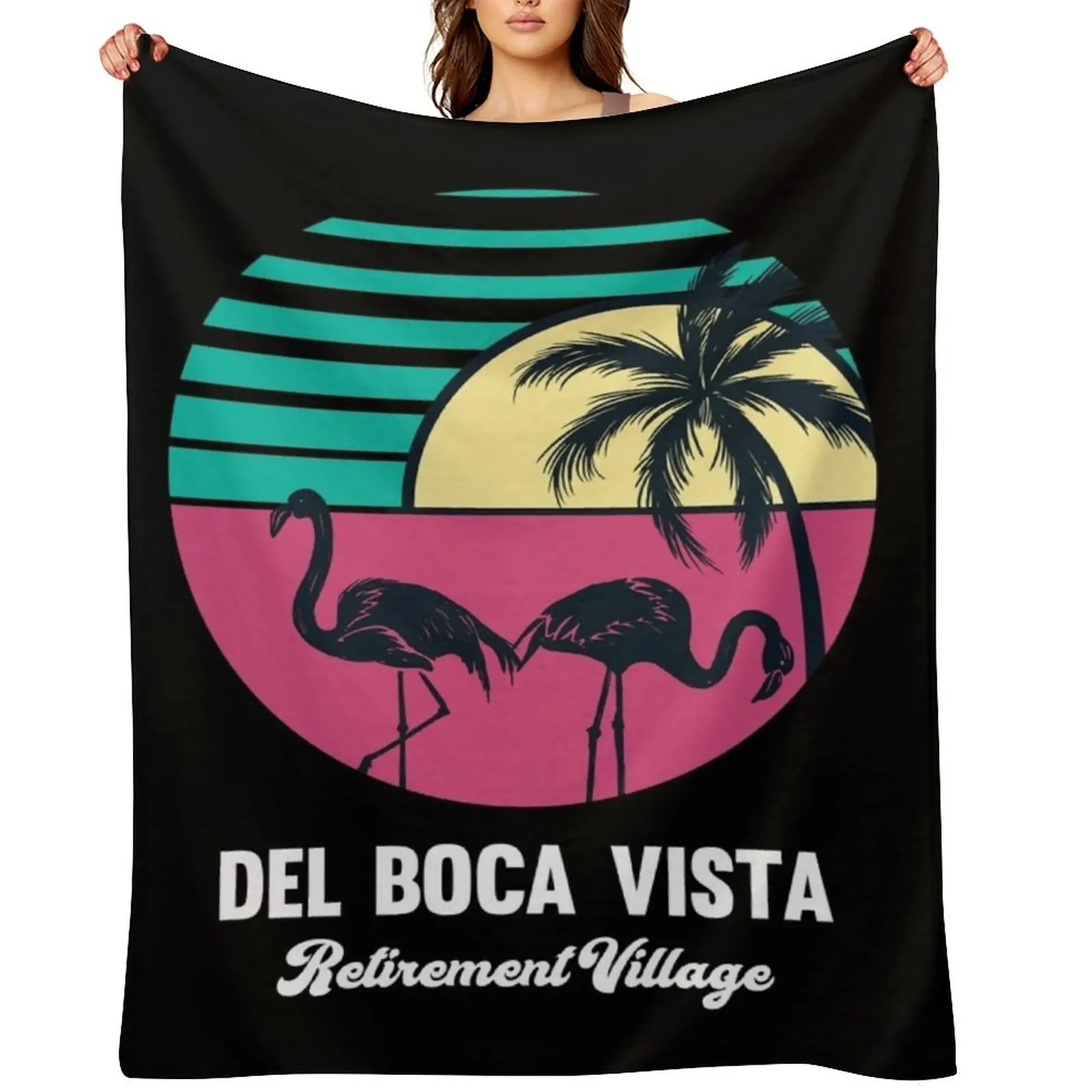 

Del Boca Vista Retirement Village Throw Blanket Blankets For Bed Luxury Throw Decorative Throw Blankets
