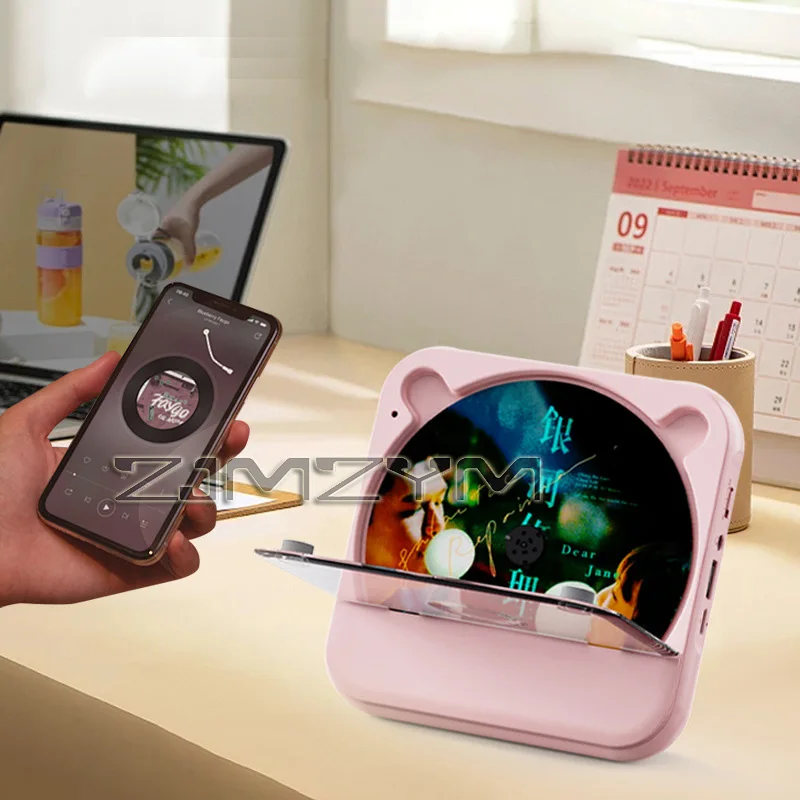 

Universal Walkman CD Player Dual Speaker Wireless Bluetooth Speaker Learning Album Player Convenient CD Player Bluetooth Player