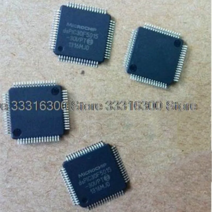 2PCS New DSPIC30F5015-30I/PT   TQFP64 Digital signal processor chip IC