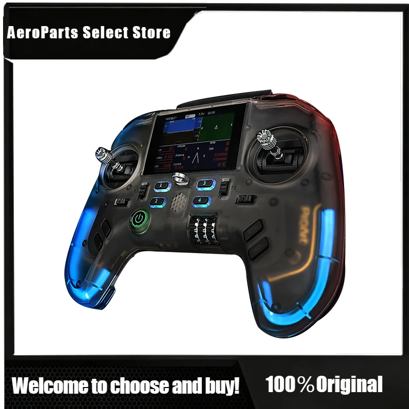 APStoreFlysky Fusi PA01 2.4Inch IPS Color Screen Mini Hall Assembly Multifunctional Interface Built-in True 500mW Power For FPV