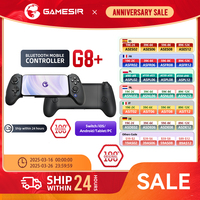 New GameSir G8 Plus Bluetooth Gamepad Mobile Controller with Hall Effect Joystick For NS PC Android Phone Cloud Gaming Custom