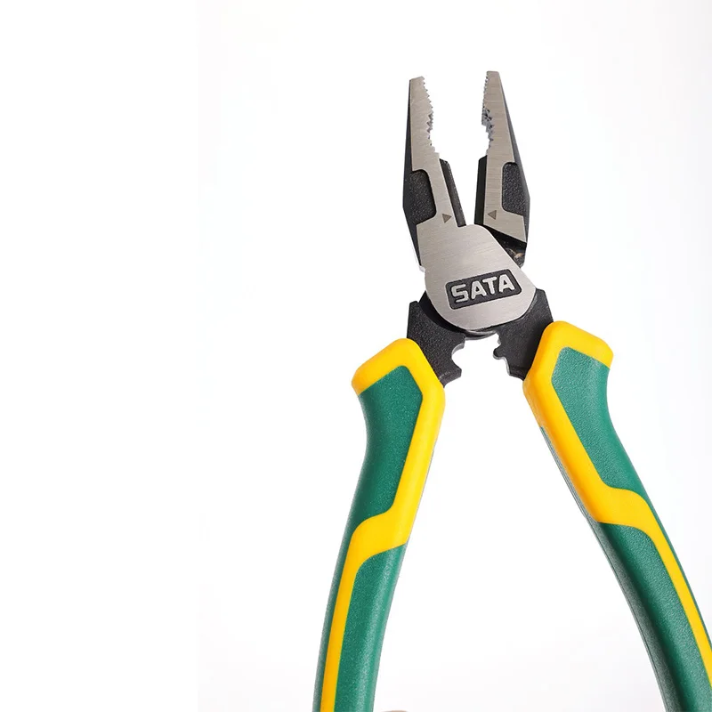 Sata 70323D Tool Industrial Grade Labor-Saving Steel Wire Tiger Multi-Purpose Steel Wire Pliers 8“