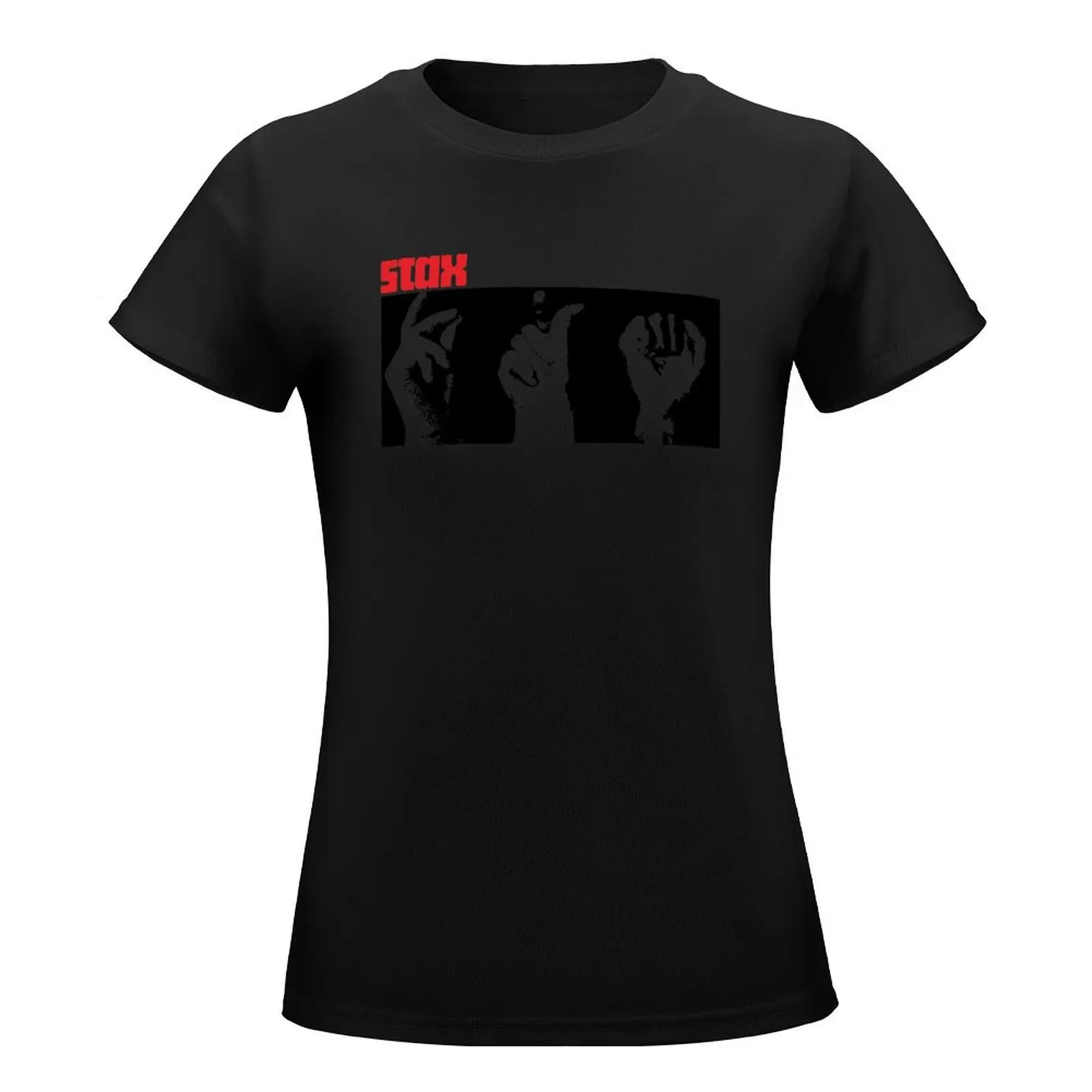 STAX RECORDS T-Shirt female Aesthetic clothing vintage clothes aesthetic clothes summer clothes for Women