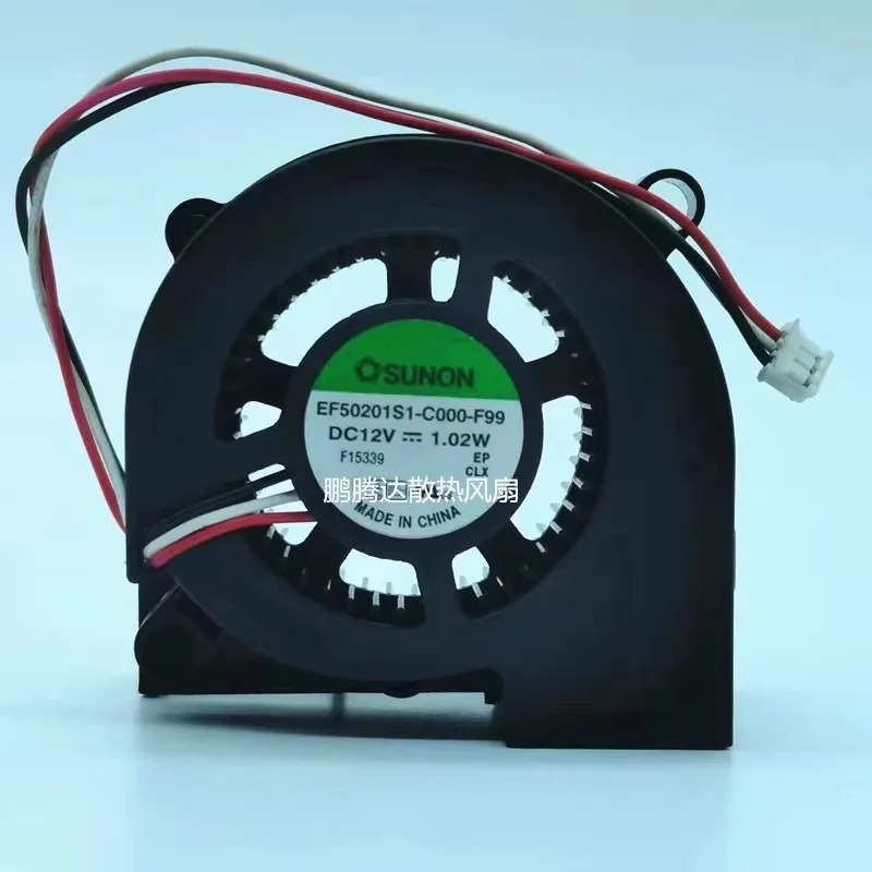 

New Cooler Fan EF50201S1-C000-F99 12V 1.02W Turbo Blower 5CM 5020