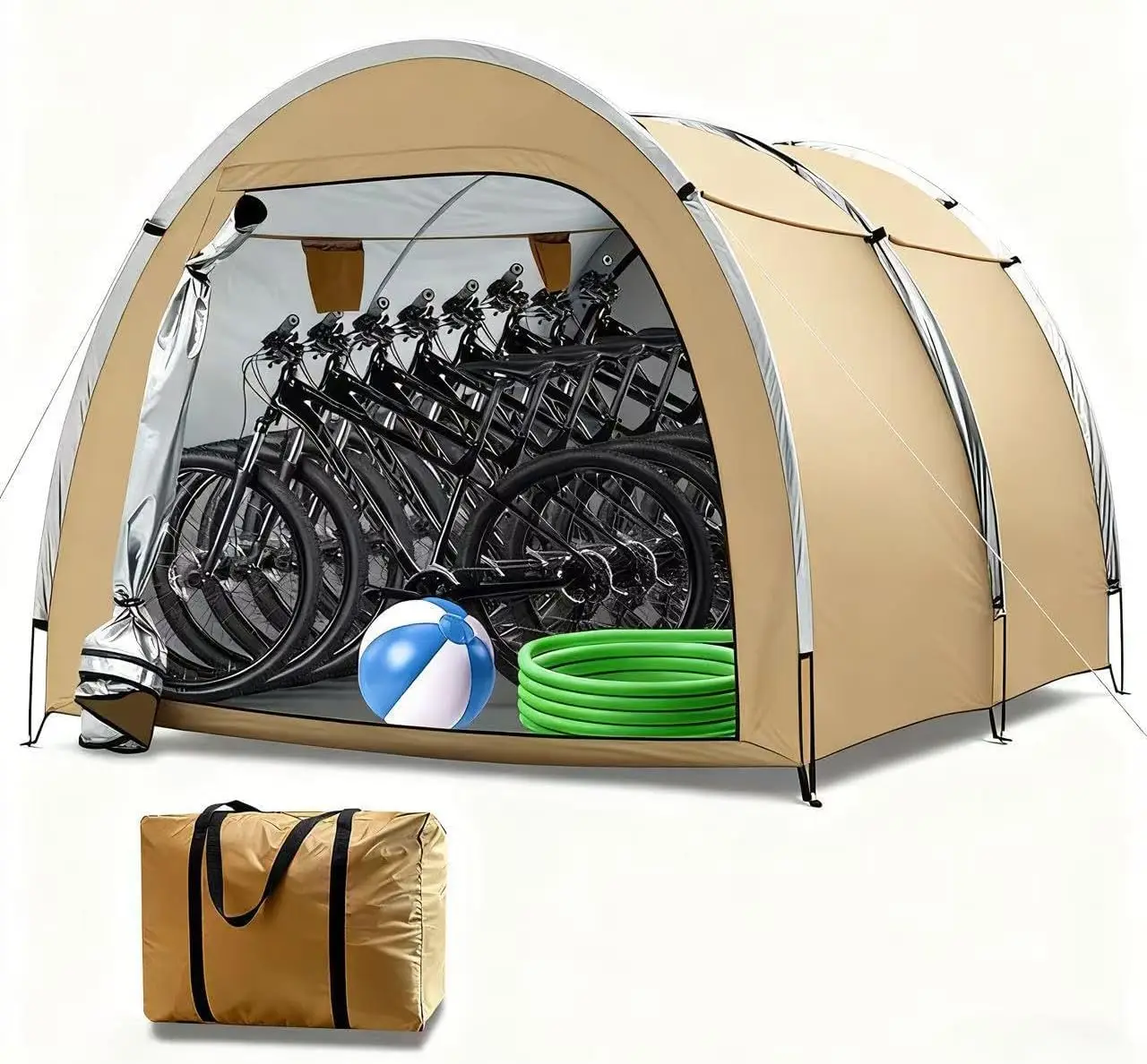 

Bike Storage Shed Tent,Outdoor Portable Bicycle Storage Sheds with 420D Oxford Fabric Waterproof for
