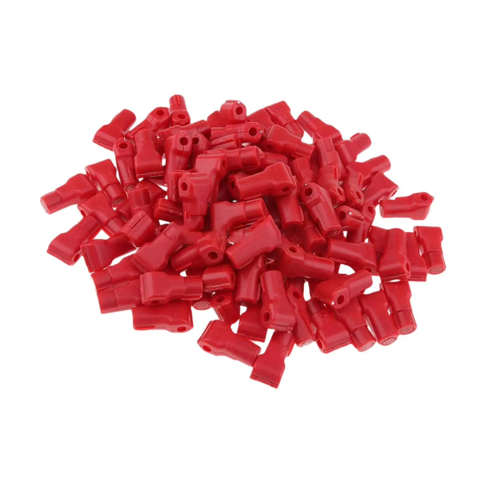 

100Pcs Peg Hook Stop Lock Prevent The Sweep Theft Equipment Compact Display Hook Peg Security Lock for Commodity Link Clothes