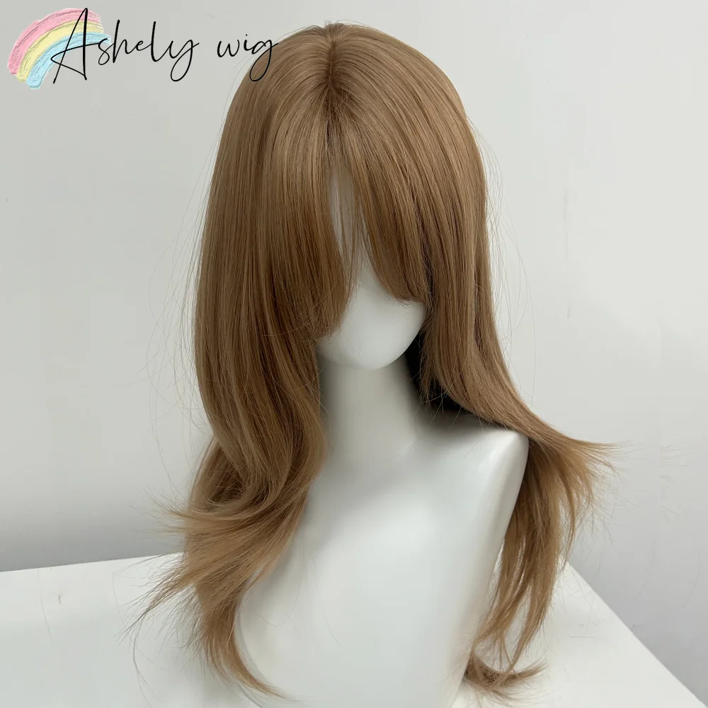 light-brown-wig-for-women-headband-honey-brown-straight-synthetic-hair-wig-with-curtain-bangs-high-temperautre-fibers-가발