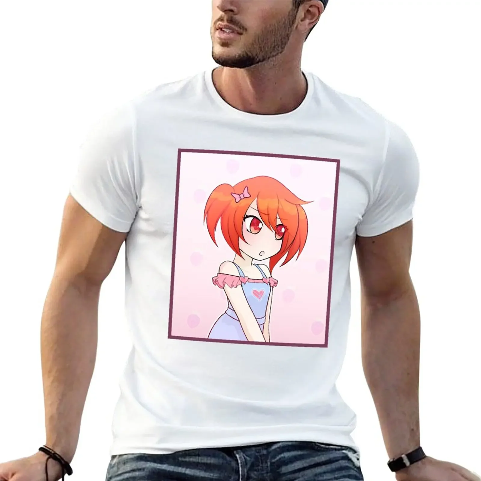

New Anime T-Shirt korean fashion tshirts personalised Luxury man man t shirt mens vintage t shirts