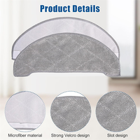 A26T-10PCS Mop Cloth Pads Set For IMOU RV1 Pro/RV1 Pro Max Spare Parts Household Cleaning Replacement Parts