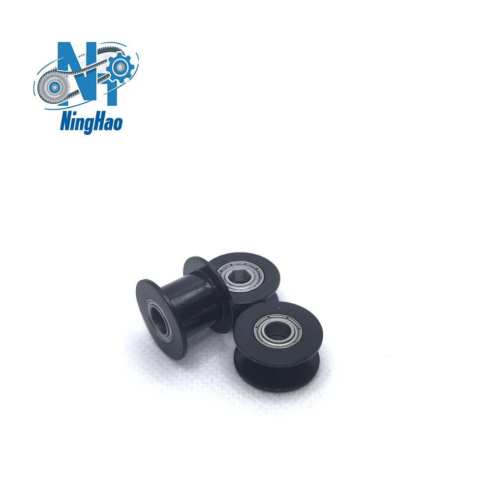 2GT 20Teeth Black Timing Pulley Belt  Width 6/9/10mm Bore 3/4/5/6mm 20T Tensioning Wheel Open Synchronous 3D Printer Accessories - view 6