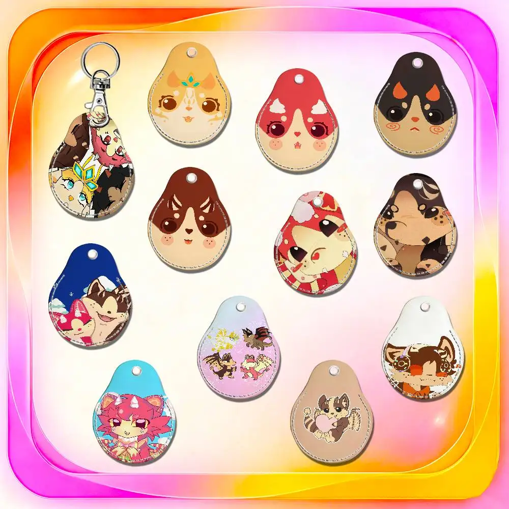 Pour Adopt Me Bat Shadow Frost Dragon, étui pour AirTag, porte-cartes, porte-clés, badge d'identification, accessoire pour carte de crédit et carte bancaire, coque pour étui AirTag.