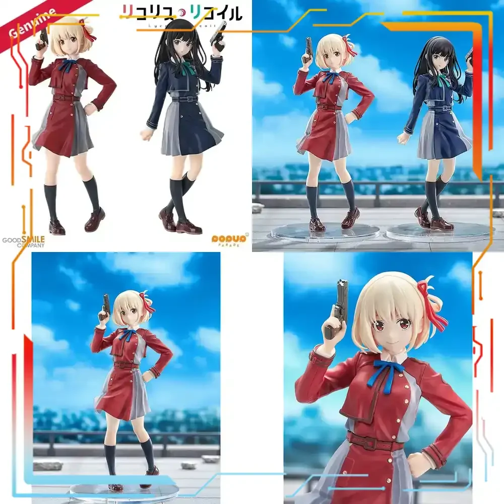 

Официальная фигурка Good Smile Company Lycoris Recoil: Нисикиги Чисато и Иноуэ Такина, предварительно окрашенная, серия Pop Up Parade, 180 мм