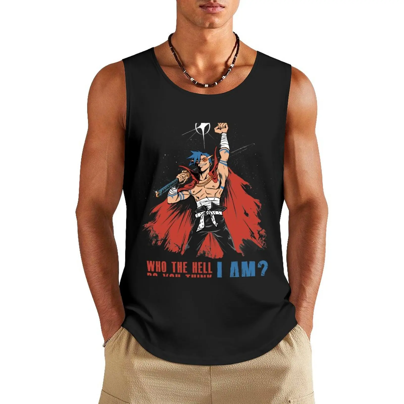 

Kamina!! Tank Top Vests Men's sports t-shirt