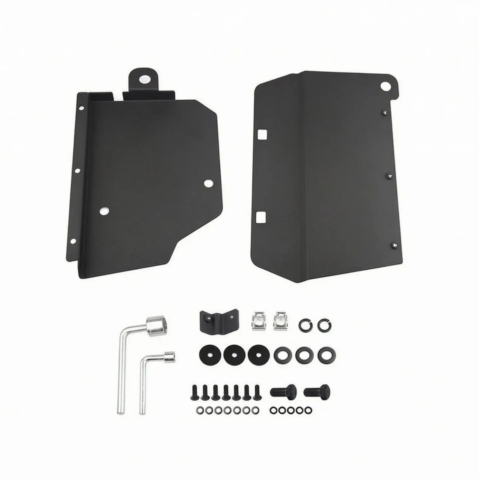 Rear Underbody Protection Panel Vehicle Splash Shield Aluminum Alloy Water Deflector for 2022-2025 Compact Pickup Truck Chassis