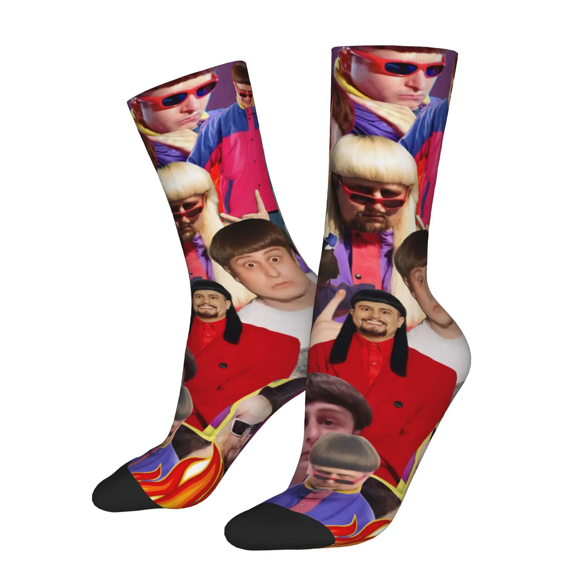 Winter Warm Crazy Design Women Men Singer O-Oliver Tree Socks  Sweat Absorbing Basketball Socks