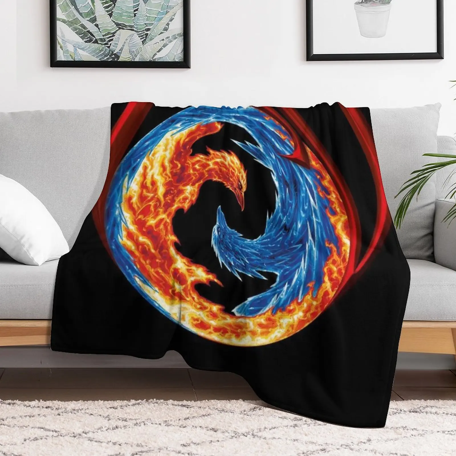 Trans Siberian Orchestra Logo Throw Blanket