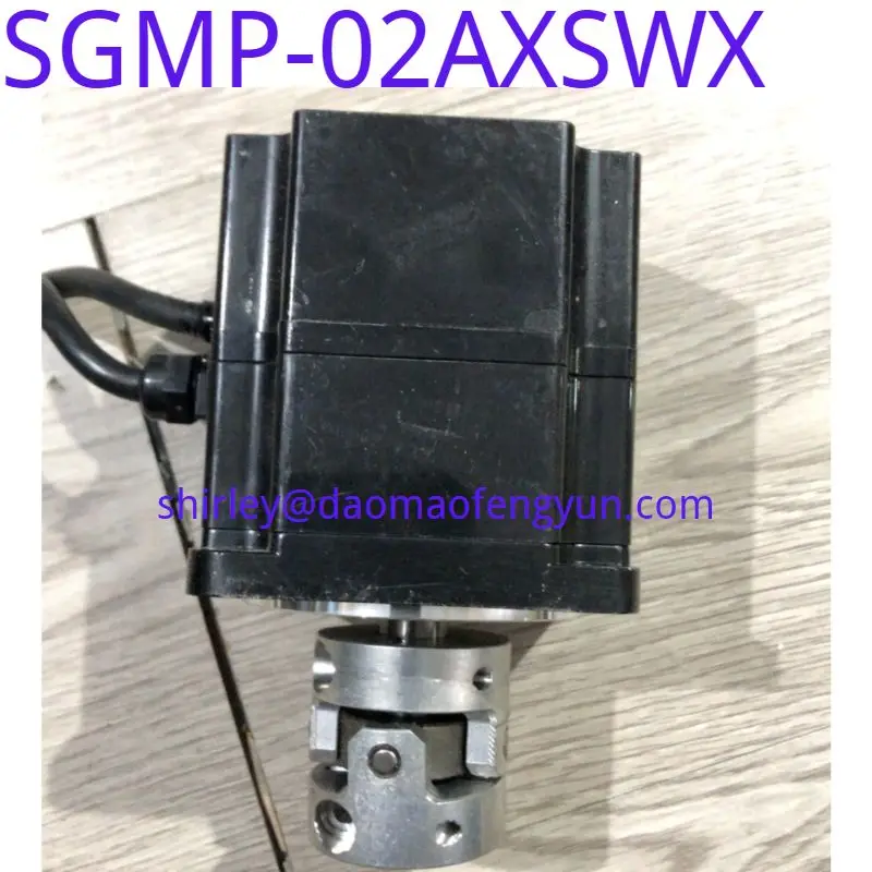 Used YASKAM motor SGMP-02AXSWX original disassembly, function OK