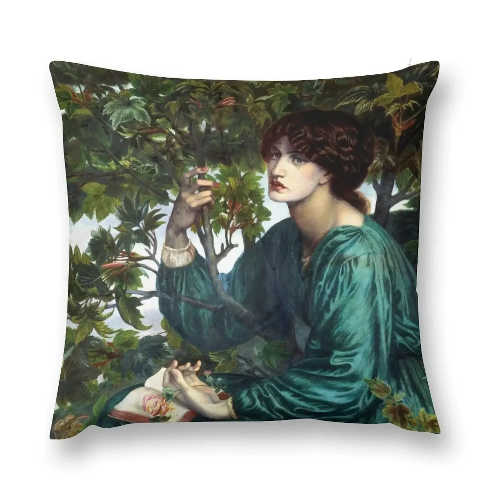 

The Day Dream - Dante Gabriel Rossetti Throw Pillow Sofa Pillow Cover Pillowcase Cushion Christmas Pillow Covers