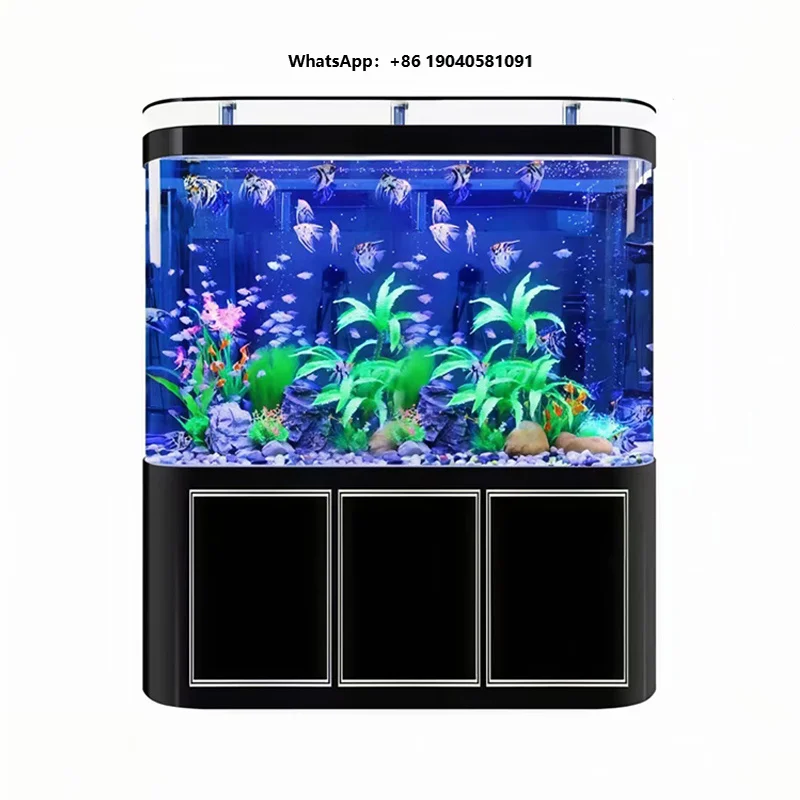 Clear Glass Material Flexible Installation Design Professional Selection Aquatic Visual Enhancement Aquarium LED Light