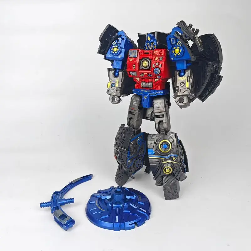 الميكانيكية لعبة البذور بريموس Xinggang 21 سنتيمتر روبوت عمل الشكل التحول لعبة سطح المكتب الديكور جمع الأطفال هدية عيد ميلاد