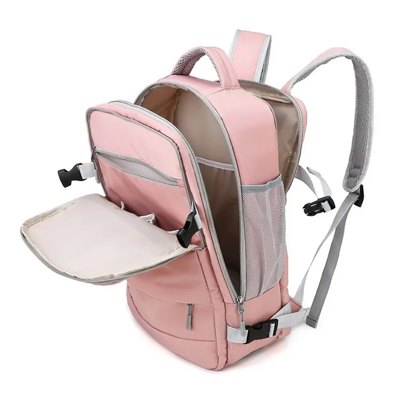 Zaino da viaggio da donna Impermeabile antifurto Elegante zaino casual Tracolla per bagagli Porta di ricarica USB Zaino Borse da scuola per laptop