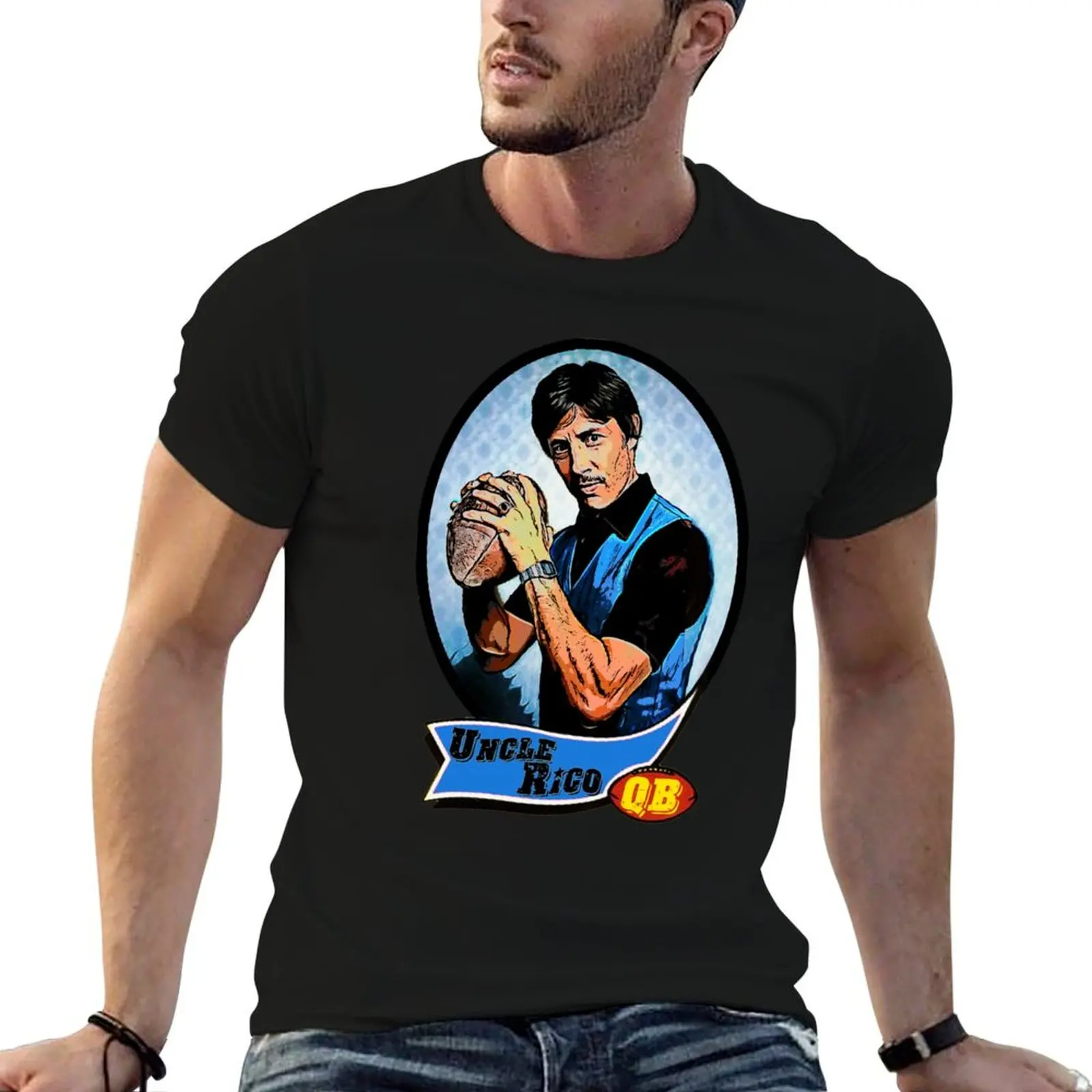 

Uncle Rico Football card T-Shirt t shirt man plain t shirts for man graphic funny T-Shirt