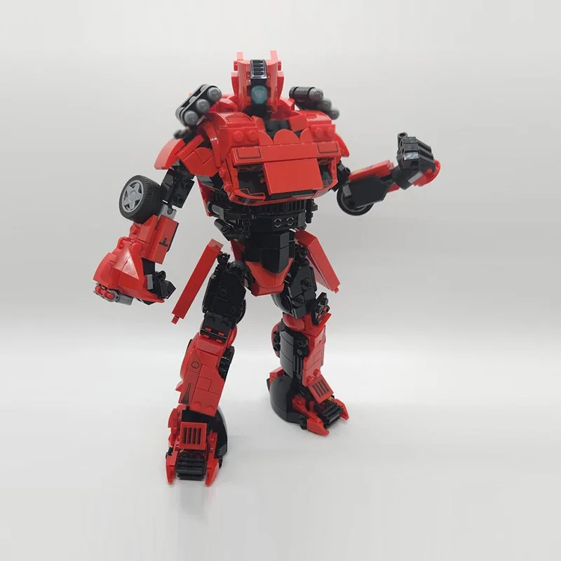 Close Combat Assault Mecha Model MOC Building Bricks War Equipment Modular Technology Gifts Holiday Assemble Children Toys Suit