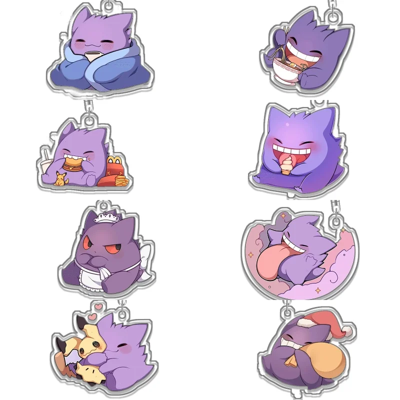 chaveiro-de-acrilico-colecao-anime-pokemon-familia-gengar-sylveon-eevee-umbreon-brinquedo-colecionavel-presente-de-aniversario-para-amigo