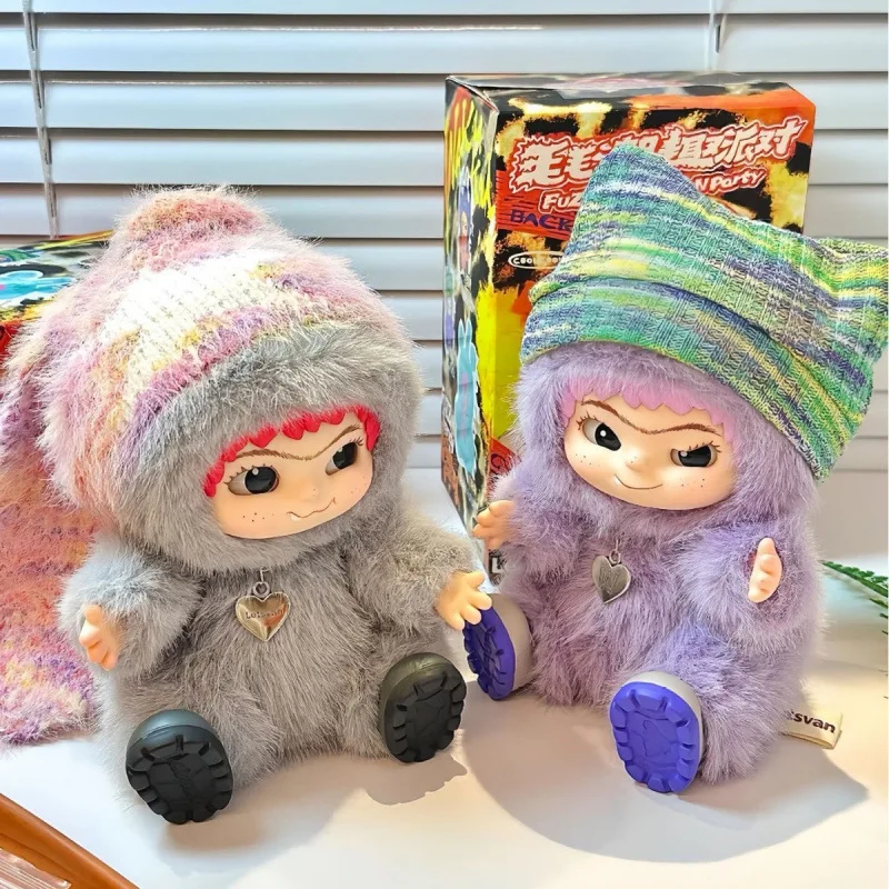 

{1.0} Mao Mao Tide Fun Party Series Blind Box Wow Kuku Figure Ornament Plush Doll Doll
