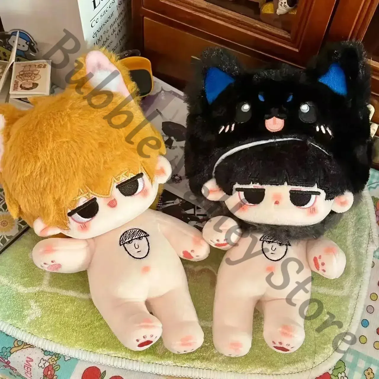 

Anime Mob Psycho 100 Mobu Saiko Hyaku Kageyama Shigeo Reigen Arataka Cartoon Cosplay Cotton Maumet Puppet Plaything Xmas Gift