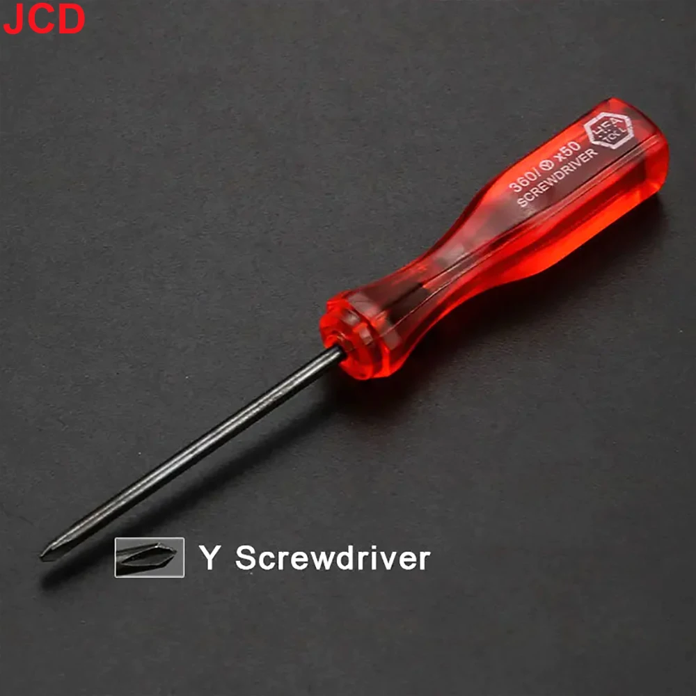 JCD 1.5mm Tri Wing 2.0mm Phillips Screwdriver Y Screw Driver For NDS DS Lite Wii Xbox 360 GBA SP For Cartridge Maintenance Tool