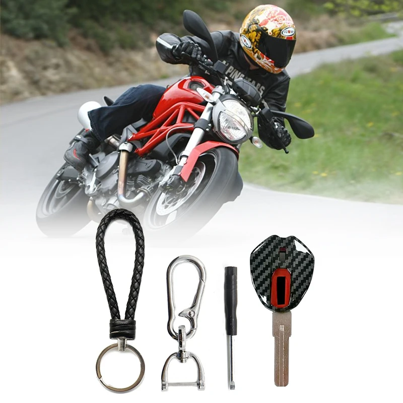 1 Set Motorcycle Key Shell Case Protective Cover for DUCATI Superbikes 696 796 M1100 1199 1098 659 656 Monsters