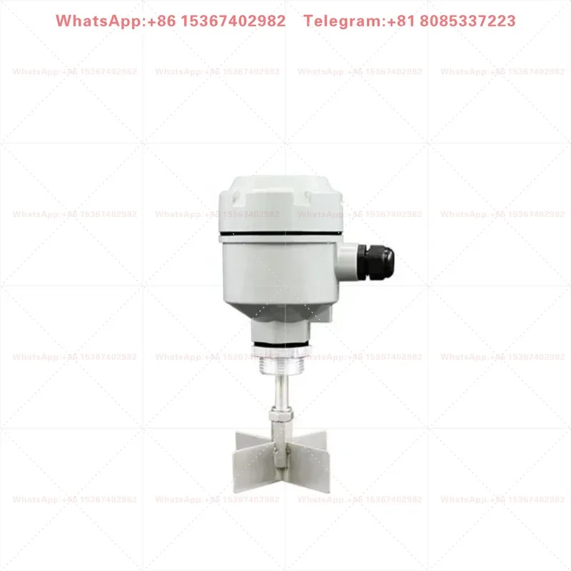 10 24VDC Standard Threaded Type Rotary Paddle Level Sensor High Reliability Material Level Detect Switch for Industrial Use