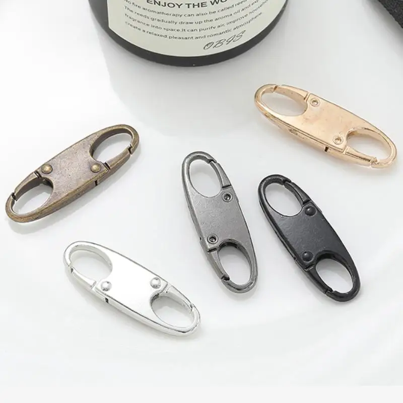 2 Stück Reißverschluss-Clips, Diebstahlschutz, Doppelöffnungs-Reißverschlüsse, Ersatz-Zipper-Verbinder, Reißverschluss-Schloss, Karabiner-Clips – Detail 6