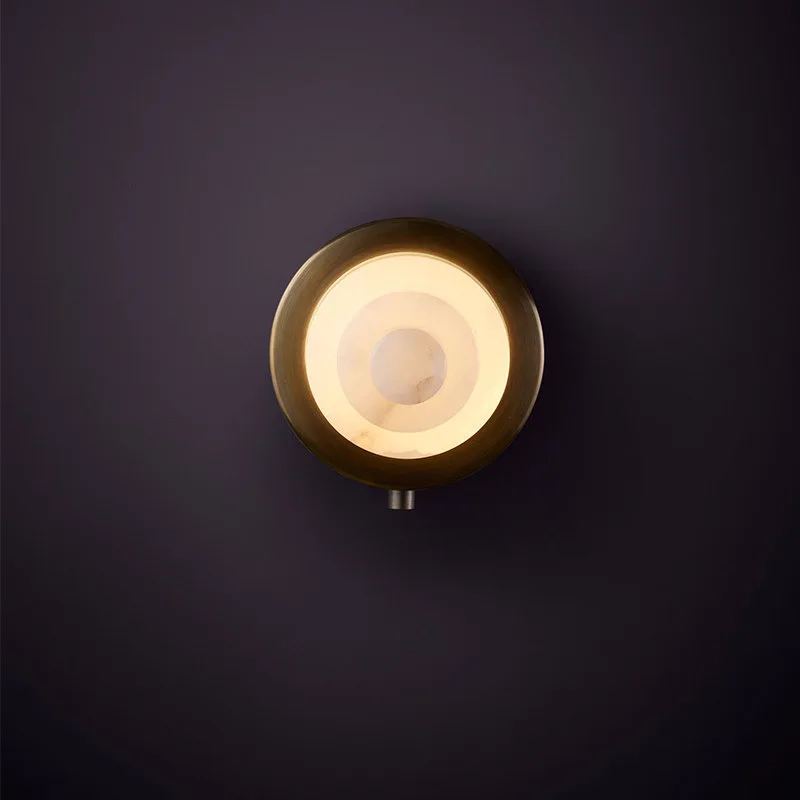 American Vintage Alabaster LED Dimmable New Design Pendant Light Lustre Marble Suspension Luminaire Lampen For Dinning Room