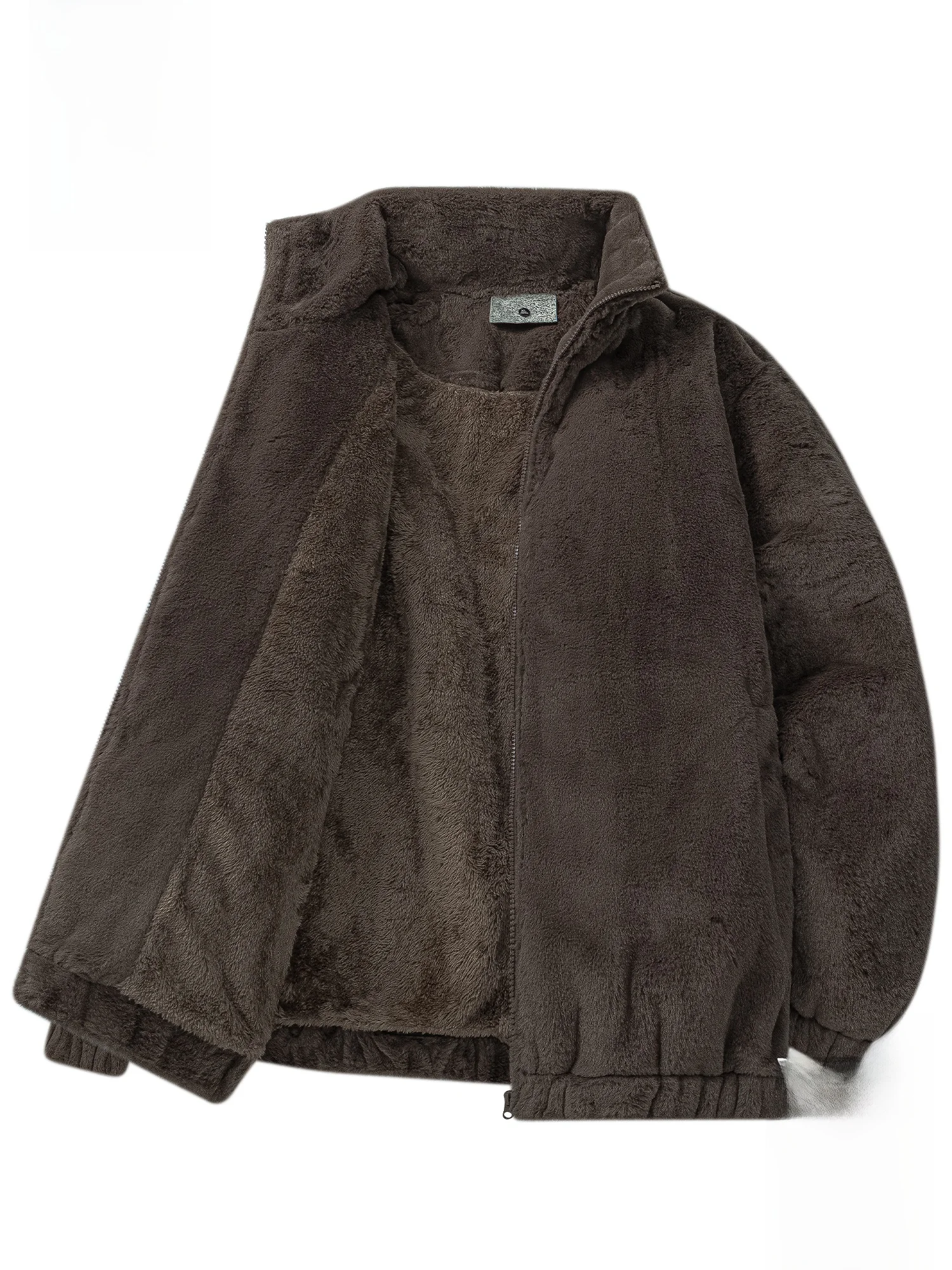 

PaulFrank Thiened Hooded Jaet Men's Casual Loose Fce Winter Coat Warm Stand Collar Zipper Closure Youth Faion