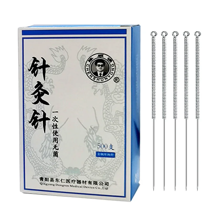 2 boîtes d'aiguilles d'acupuncture 1000 Sterilze, méridien médical chinois, points d'acupuncture pour la santé du corps