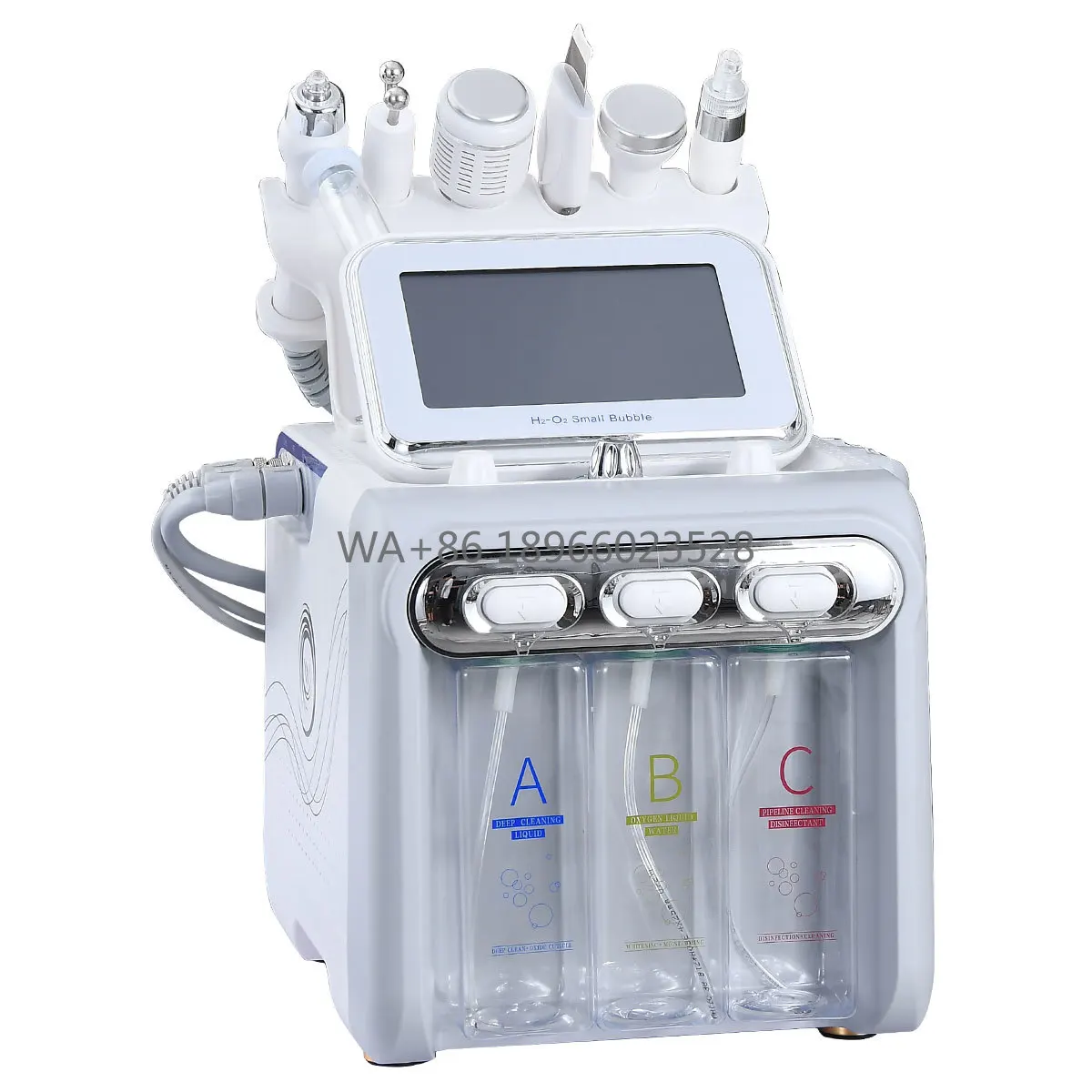 Hydro‑Facials Beauty with Aqua‑Peeling, Micro‑Abrasion Tips & Facial Brush
