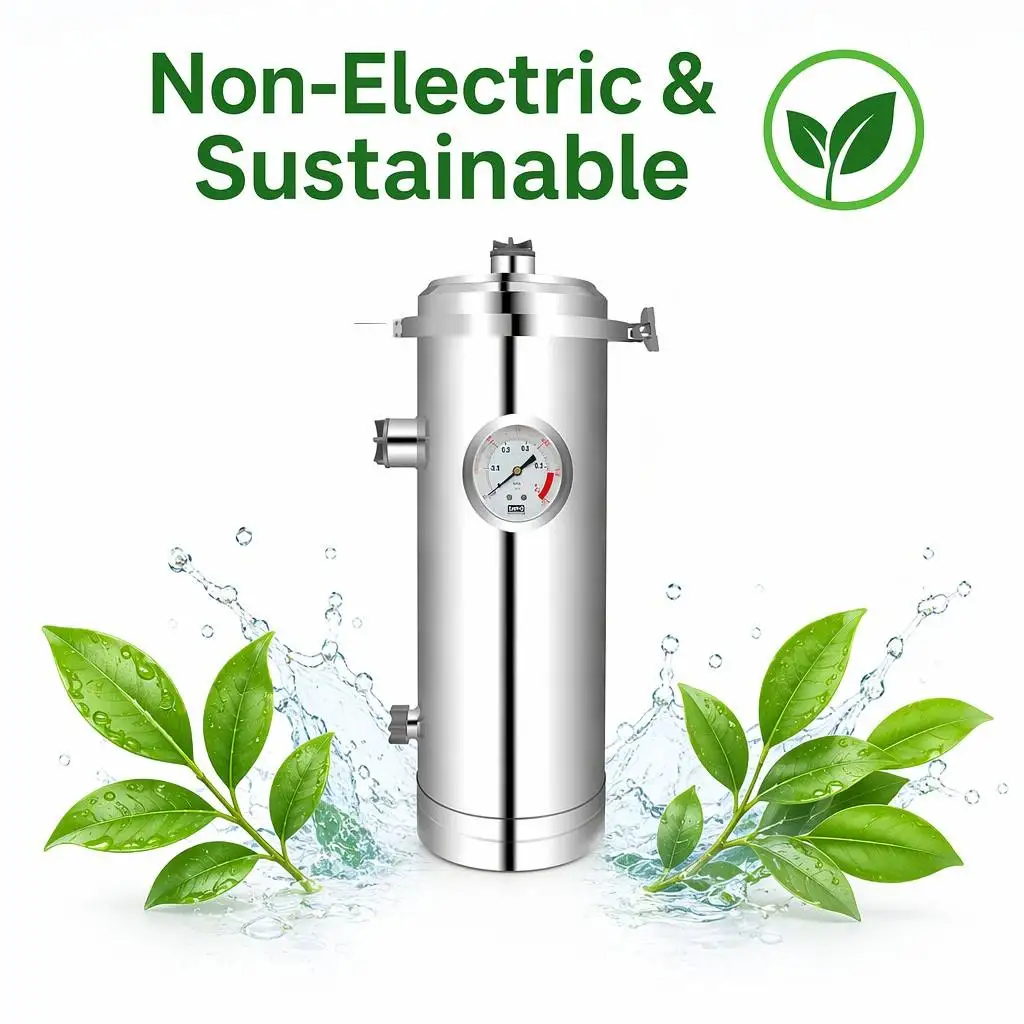 CE Certified 3000L/H 159mm Diameter 304 Stainless Steel Water Purifier Whole House Central PVDF UF Water Filter Housing System
