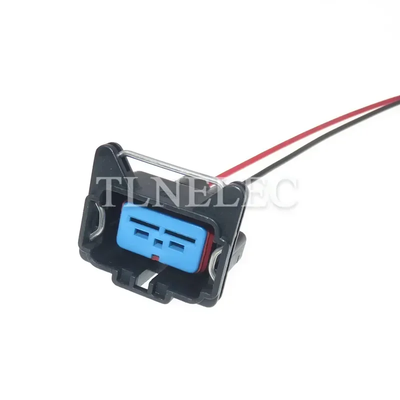 2 Pin Way Auto Water Tank Electronic Fan Plug Automotive Waterproof Connector With Wires For Ford 93BG-14489-KBA