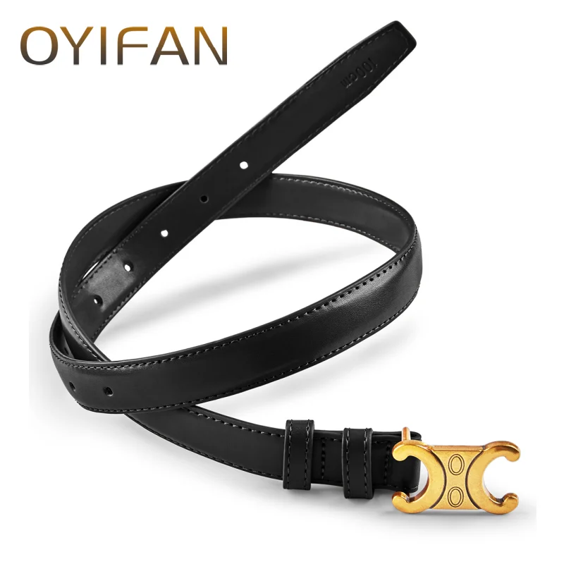 Luxury women's belts fashionable and versatile designer belts retro belts to match dresses and jeans