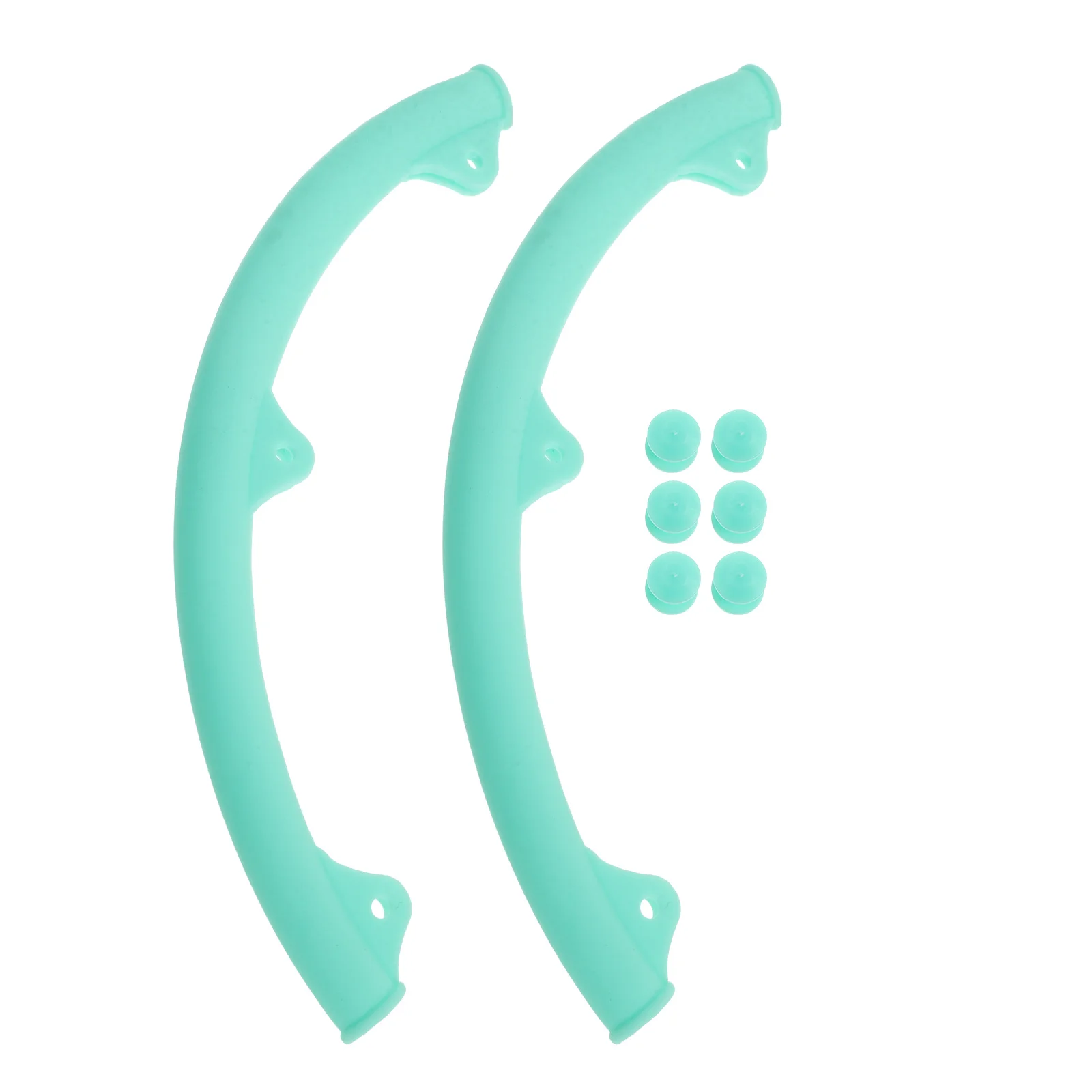 زوج واحد من واقي إطار كرة الريشة المقاوم للصدمات من السيليكون، غطاء أمامي للحماية الكاملة، تصميم مانع للانزلاق، مضرب مناسب عالمي