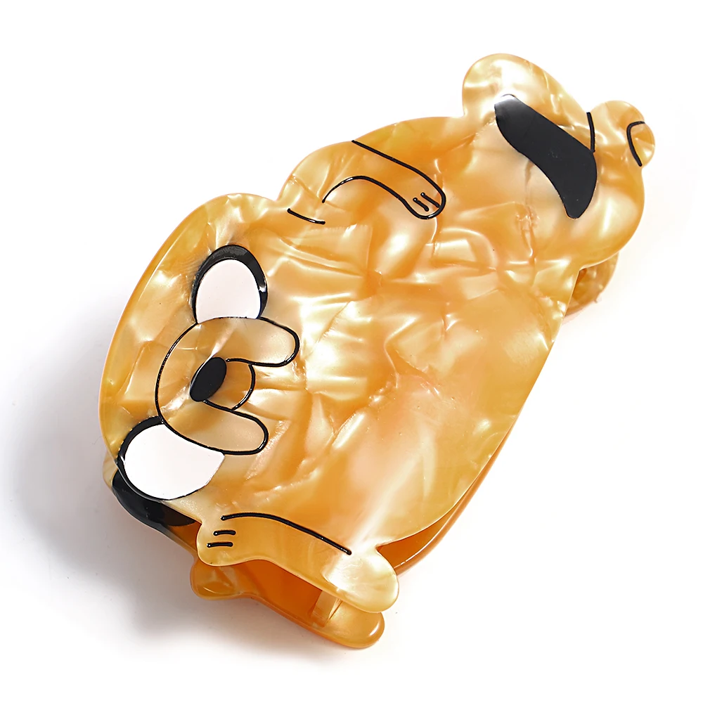 AENSOA Original Nischen-Cartoon-Haarnadel, niedlicher Seelöwe, kleines Tier, Klaue, Clip, fortgeschrittener Essigsäure-Acryl-Kopfschmuck für Frauen – Detail 2