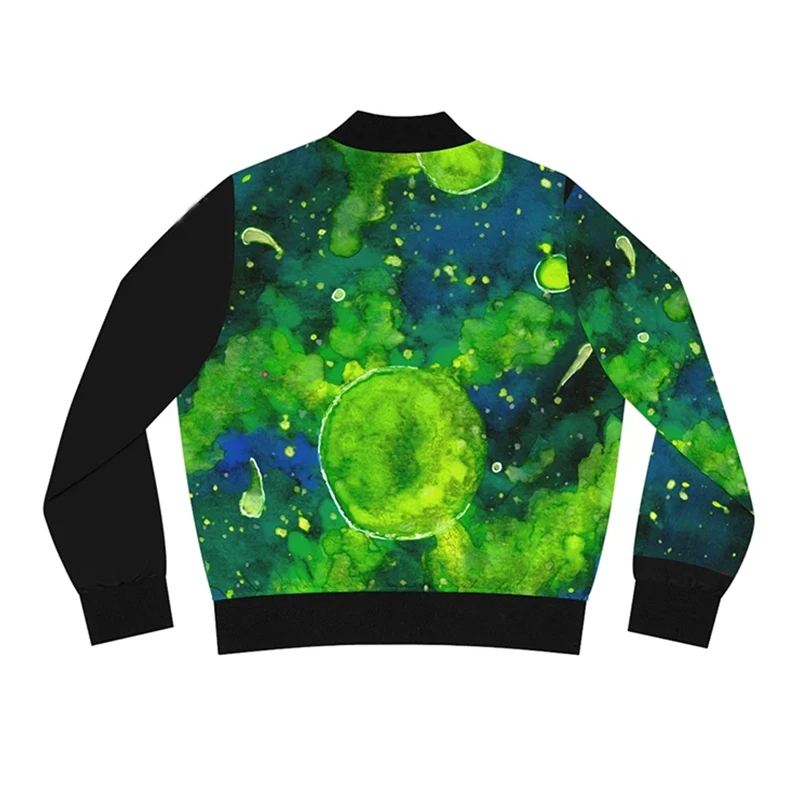 3D Oil Painting Personality Hoodies Zipper Jacket New Fashion Women Men Street Daily Bomber Jacket Long Sleeve Oversized Coat