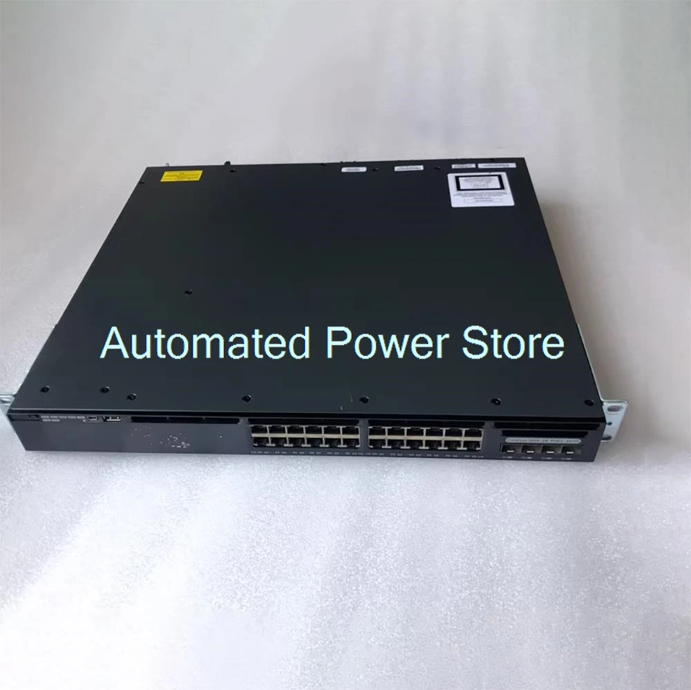 WS-C3650-24PS-S 24 Port Gigabit POE Power Supply 4 Gigabit Optical Port Layer 3 Management Switch 100% Tested Fast Ship