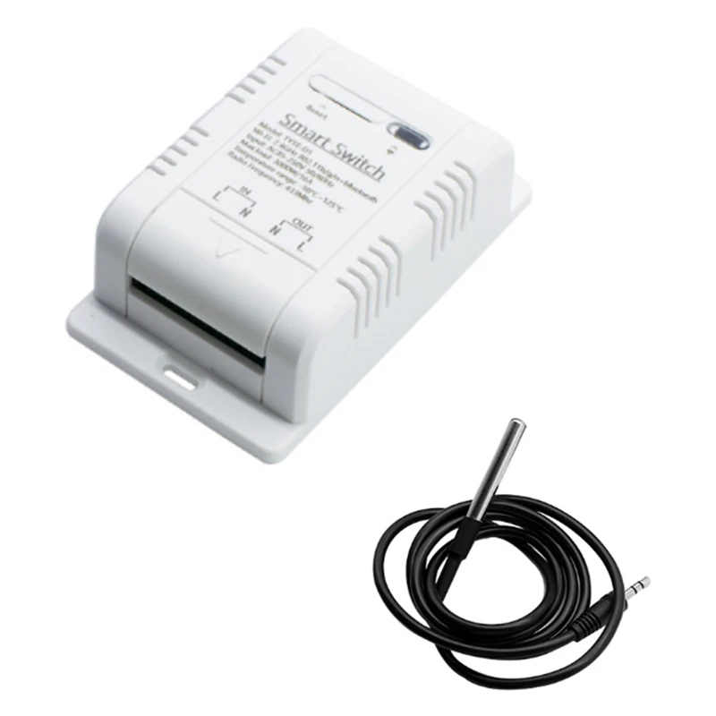 Tuya Wifi Slimme temperatuur-vochtigheidsschakelaar Monitoring Elektriciteitsstatistieken Relais 16A Intelligente thermostaatsensor