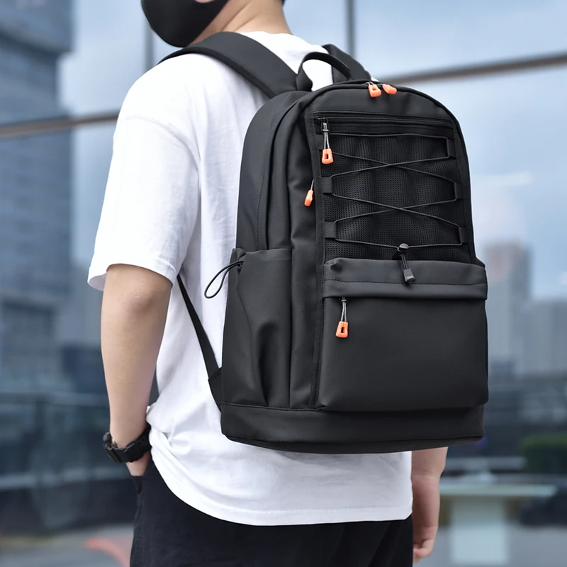 Men's Leisure Travel Backpacks Waterproof Nylon Large-capacity Male Light Knapsack Designer High Quality Man Fashion Schoolbags